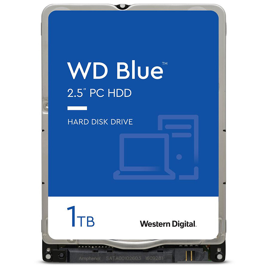 Disque dur interne Western Digital WD Blue Mobile - 1 To - 128 Mo