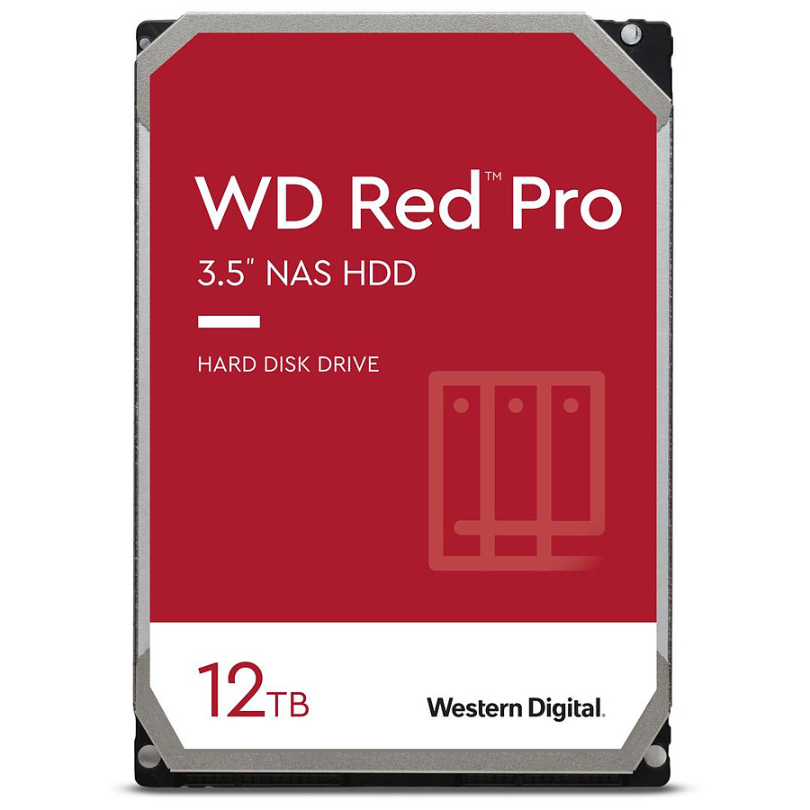 Disque dur interne Western Digital WD Red Pro - 12 To - 256 Mo
