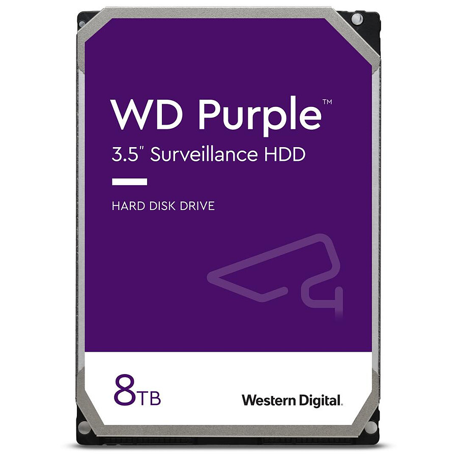 Disque dur interne Western Digital WD Purple - 8 To - 128 Mo