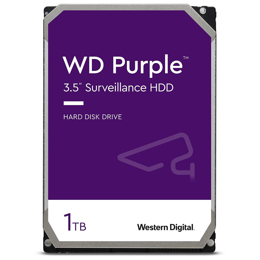 Disque dur interne Western Digital WD Purple - 1 To - 64 Mo