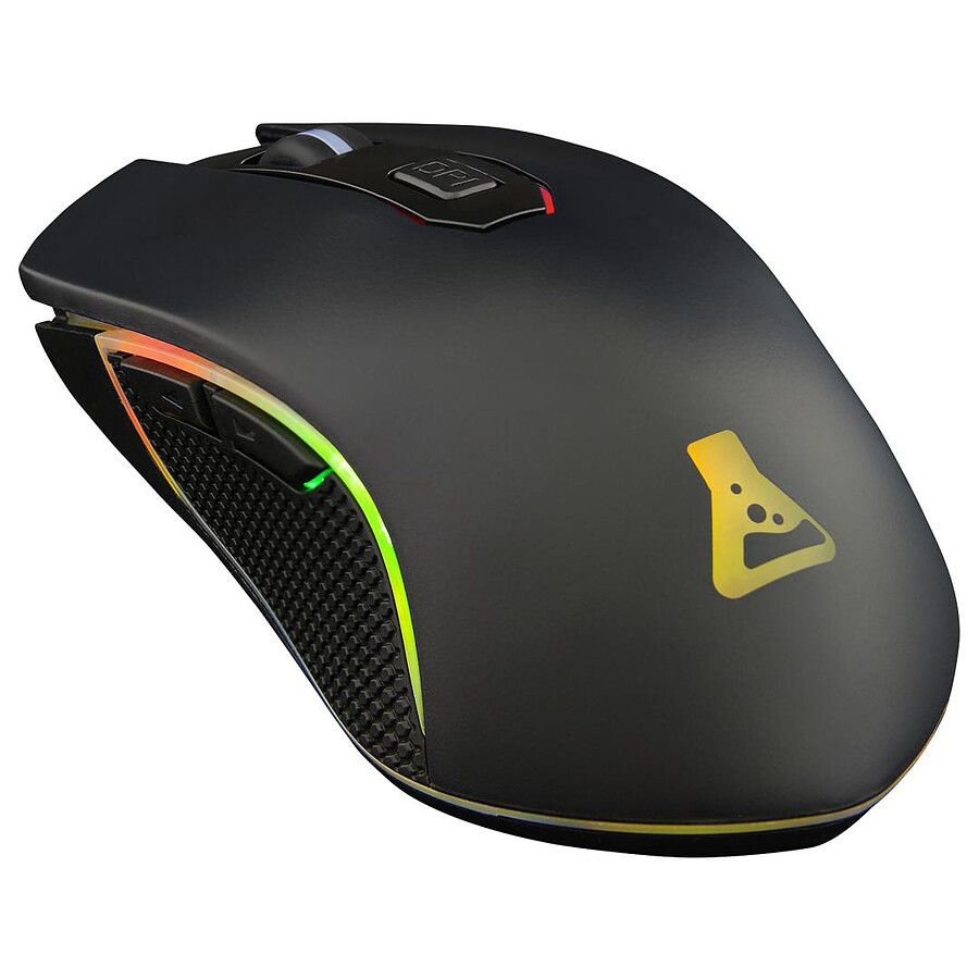 Souris The G-lab Souris Gaming sans fil RGB Kult Neon Noir