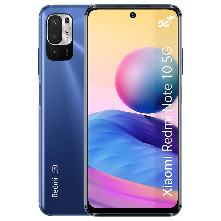 Smartphone reconditionné Xiaomi Redmi Note 10 5G (bleu) - 128 Go · Reconditionné