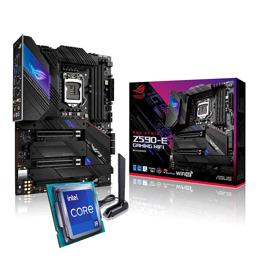 Intel Core i9 11900K - Asus ROG STRIX Z590-E GAMING WI-FI - Kit