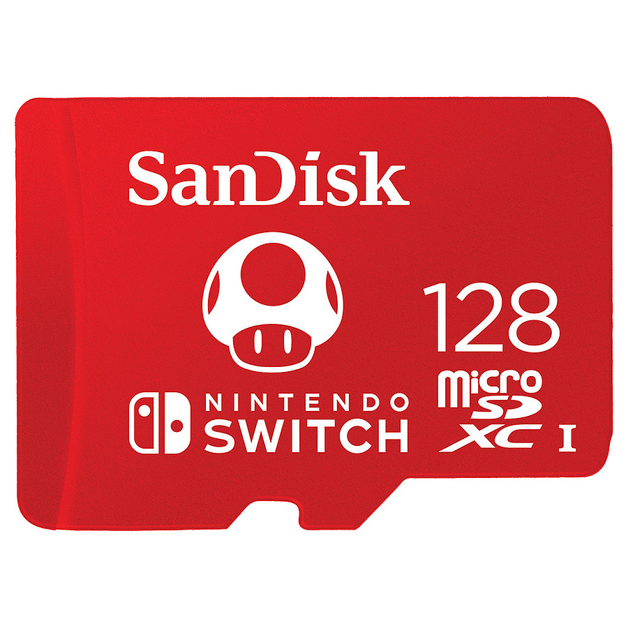 SanDisk microSDXC Nintendo Switch 128 Go - Carte mémoire Sandisk sur