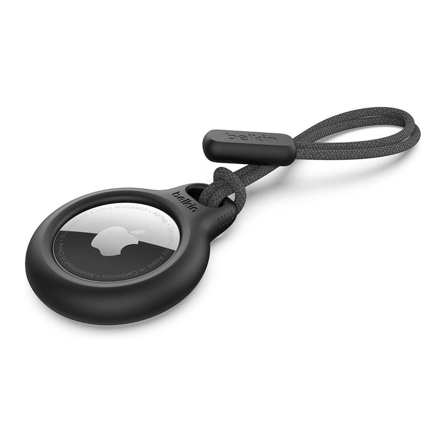 Belkin Support AirTag sécurisé avec porte-clés noir