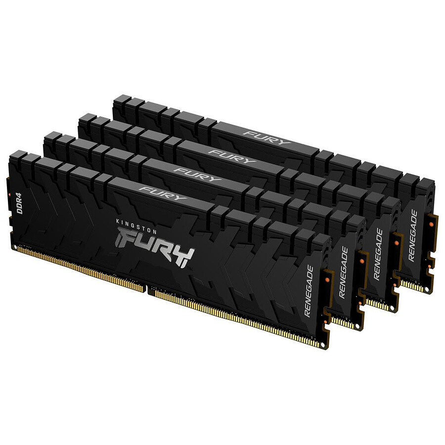 Mémoire Kingston Fury Renegade - 4 x 32 Go (128 Go) - DDR4 3200 MHz - CL16