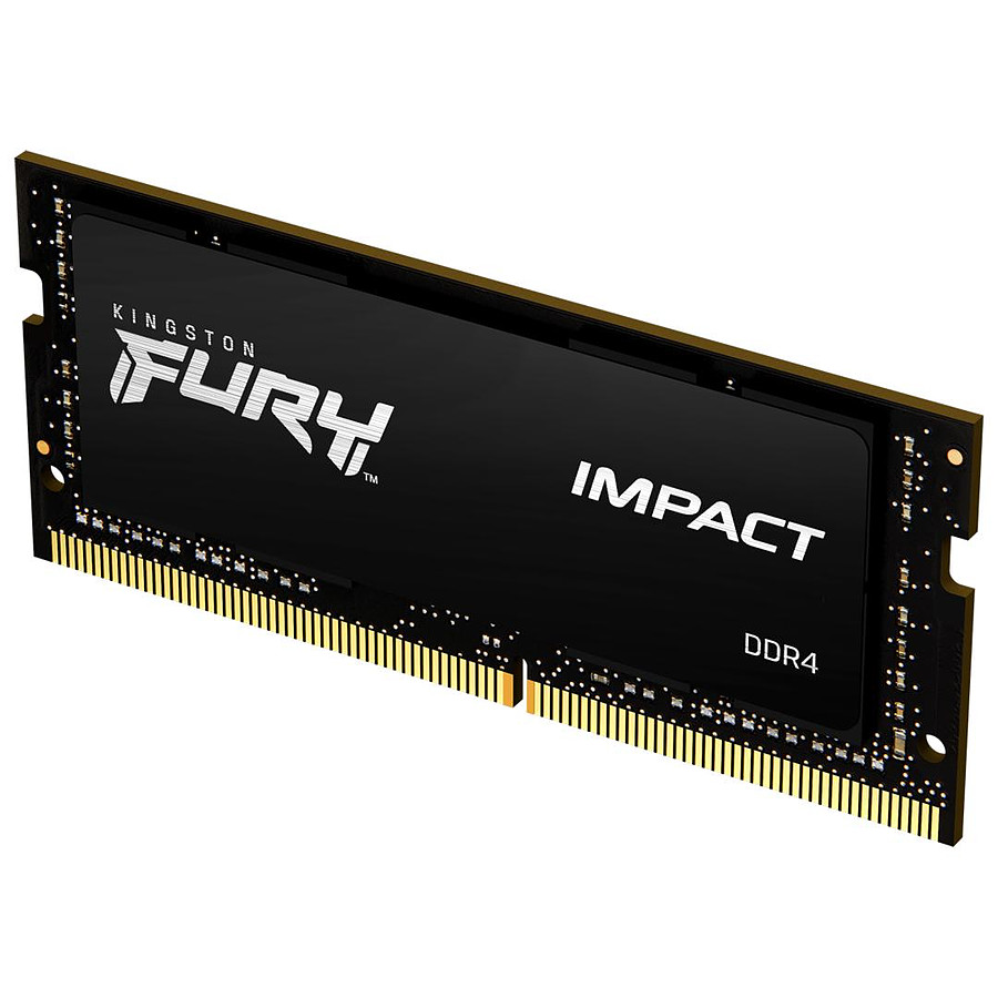 Kingston Fury Impact SO-DIMM - 1 x 32 Go (32 Go) - DDR4 2666 MHz - CL16 -  Mémoire Kingston sur