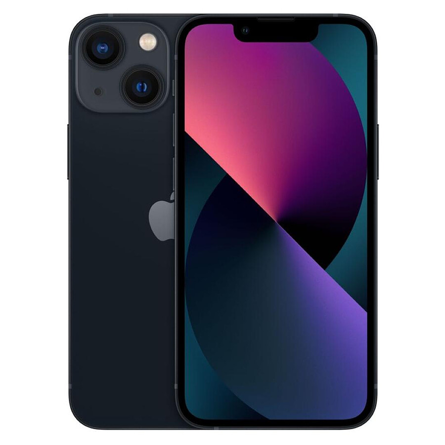 Smartphone reconditionné Apple iPhone 13 mini (Minuit) - 256 Go · Reconditionné