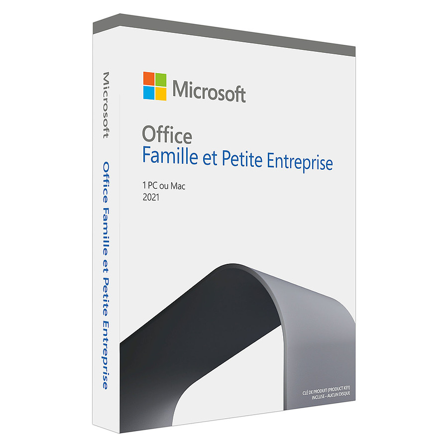 Logiciel bureautique Microsoft Office Famille et Petite Entreprise 2021 (Europe)