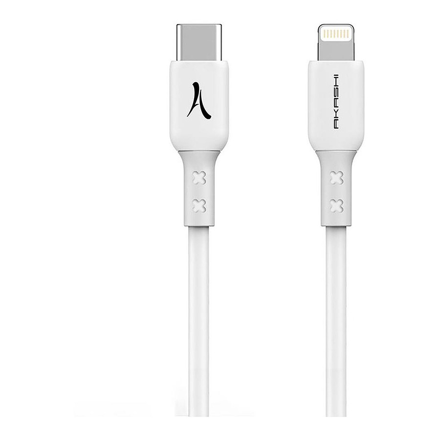 Câble USB Akashi Cable 3A USB-C vers Lightning - 3 m