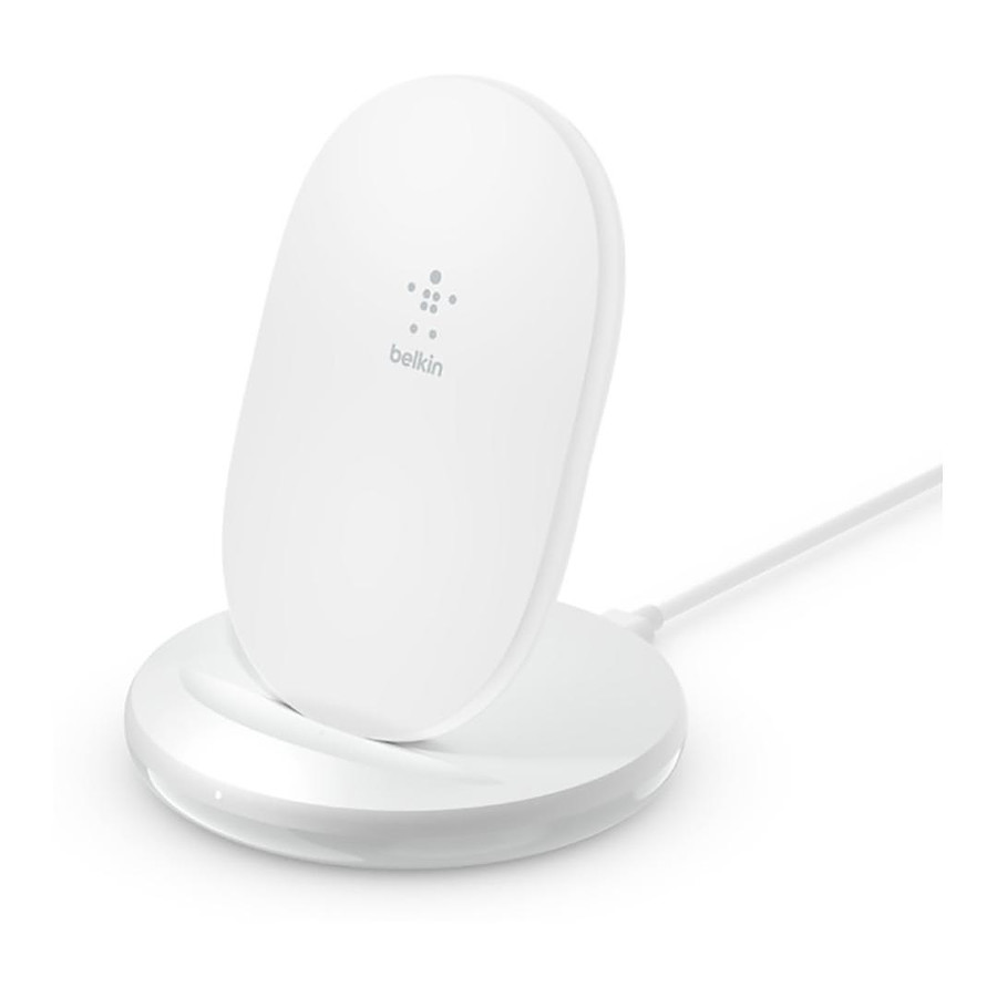 Chargeur Belkin chargeur à induction Stand Boost charge (blanc) - 15W + chargeur secteur QC 3.0 24W