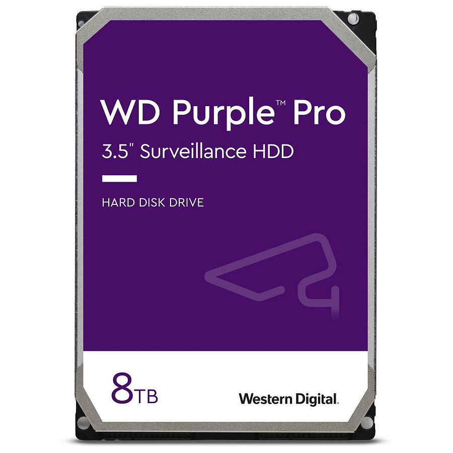 Disque dur interne Western Digital WD Purple Pro - 8 To - 256 Mo