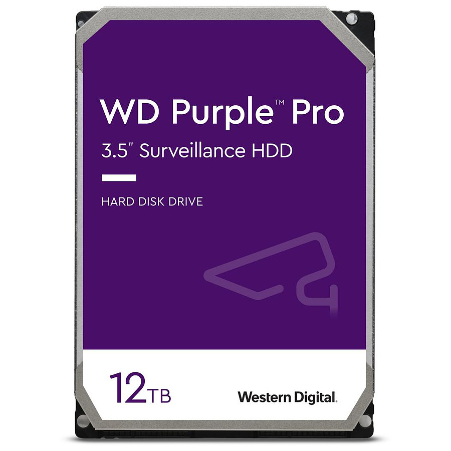Disque dur interne Western Digital WD Purple Pro - 12 To - 256 Mo