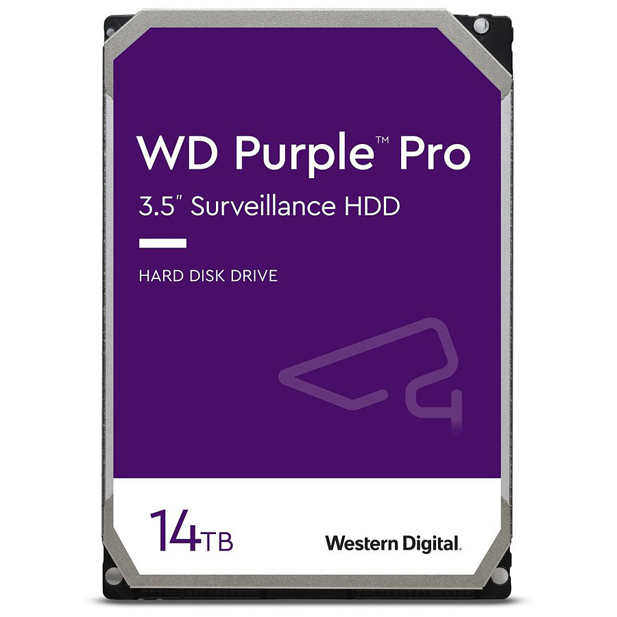 Disque dur interne Western Digital WD Purple Pro - 14 To - 512 Mo