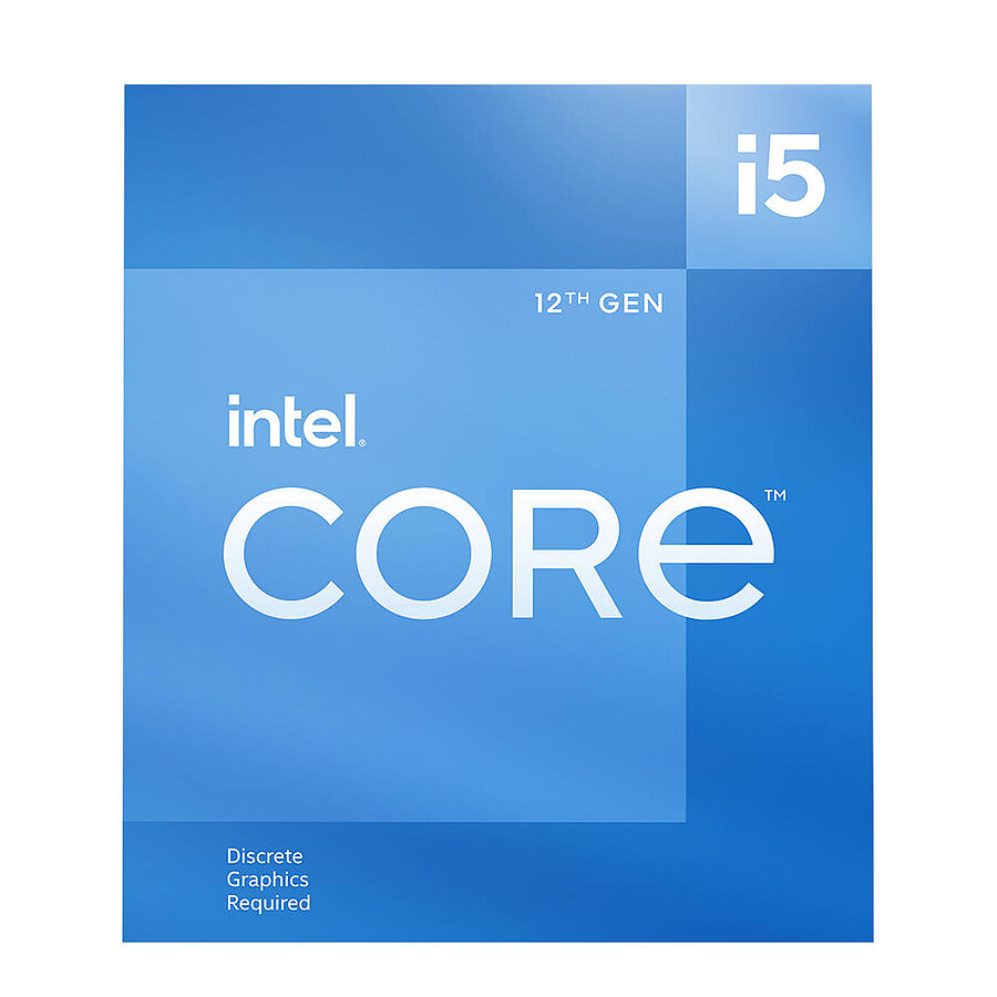 Processeur Intel Core i5 12400F - Version tray