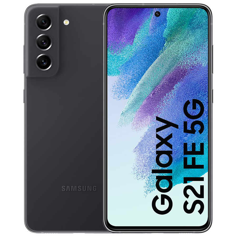 Smartphone reconditionné Samsung Galaxy S21 FE 5G (Graphite) - 128 Go - 6 Go · Reconditionné