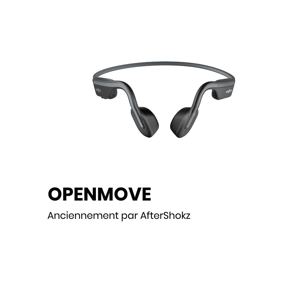 Shokz OpenMove Gris - Casque sans fil - Casque Audio Shokz sur