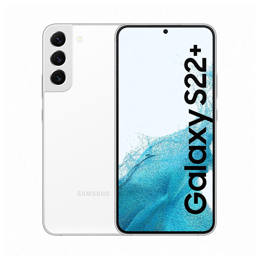 Smartphone Samsung Galaxy S22+ 5G (Blanc) - 256 Go - 8 Go