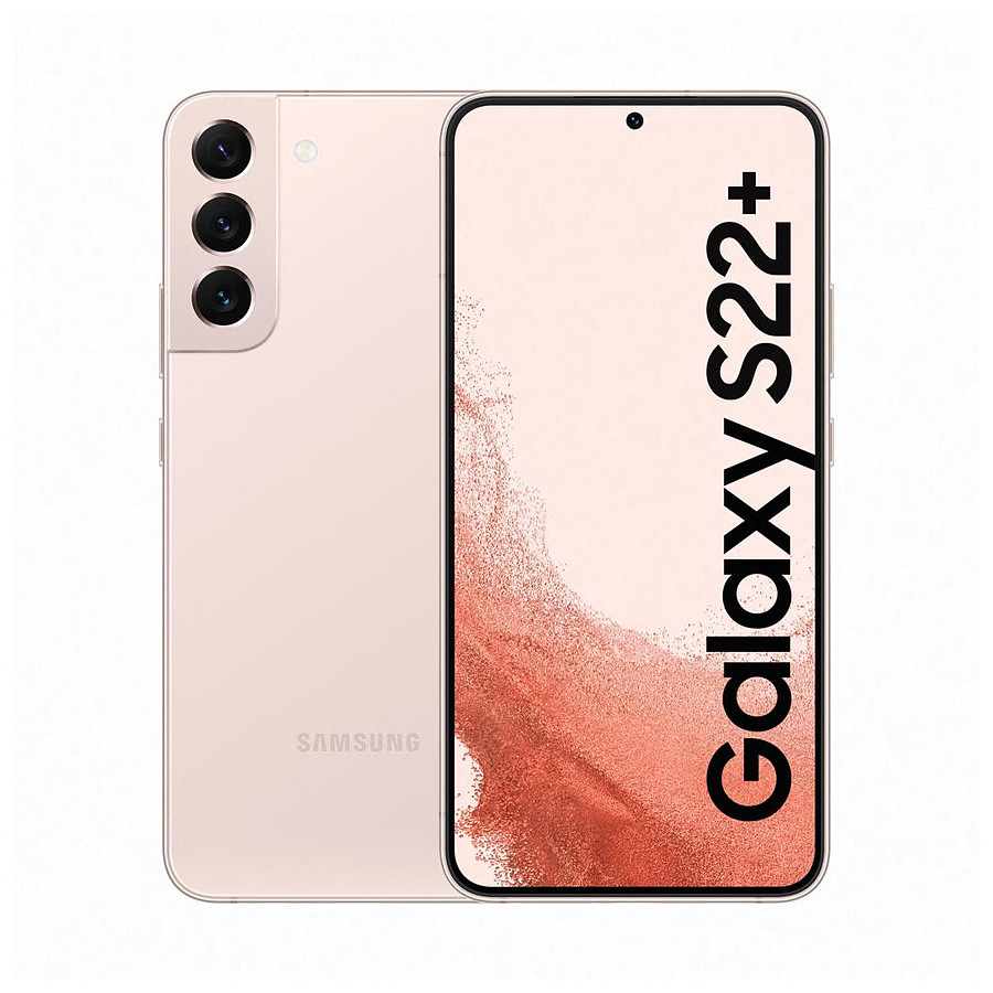 Smartphone Samsung Galaxy S22+ 5G (Rose) - 128 Go - 8 Go