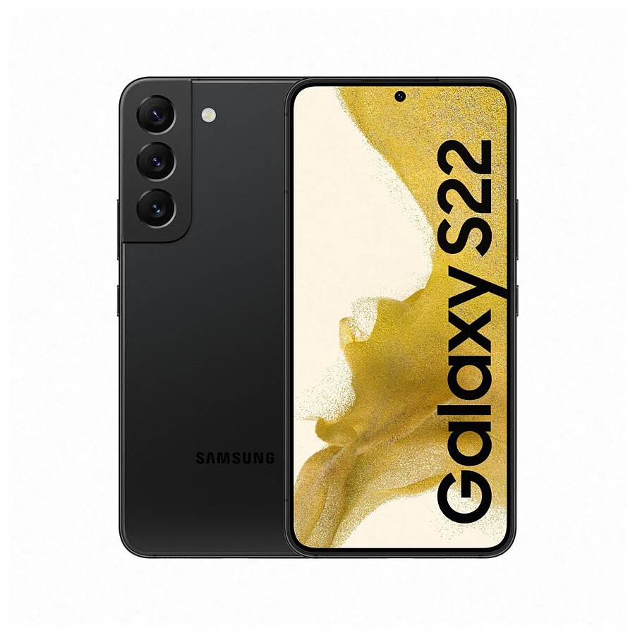 Smartphone reconditionné Samsung Galaxy S22 5G (Noir) - 128 Go - 8 Go · Reconditionné