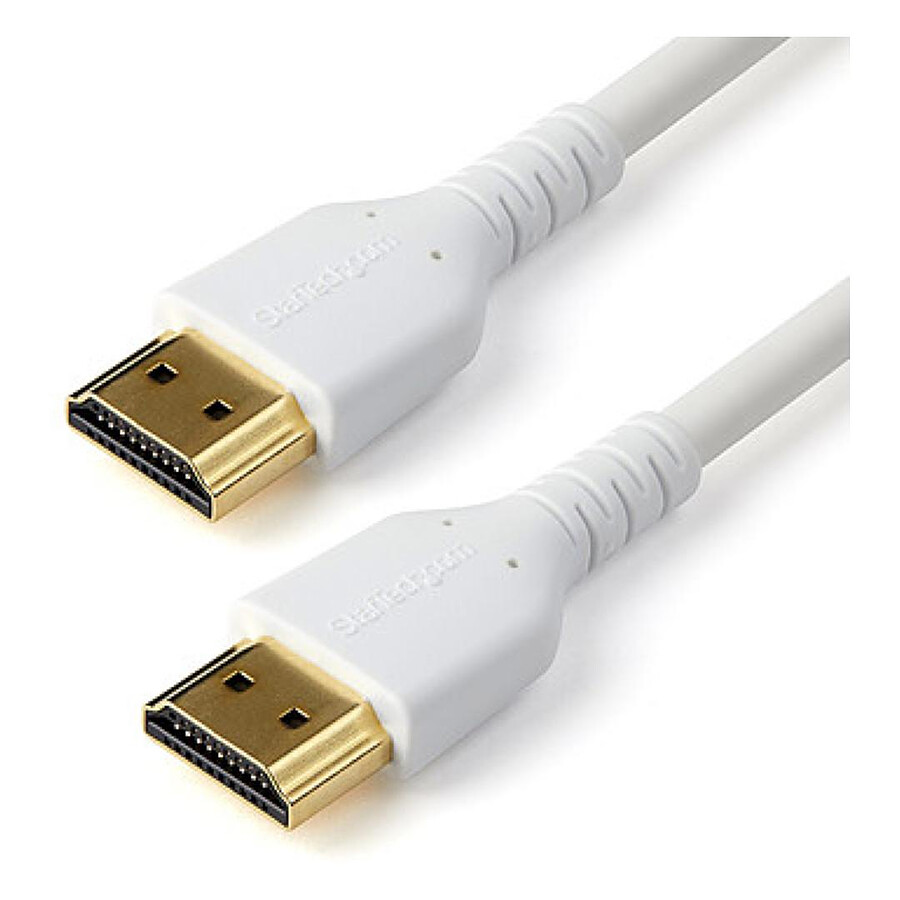 Câble HDMI StarTech.com RHDMM1MP Blanc
