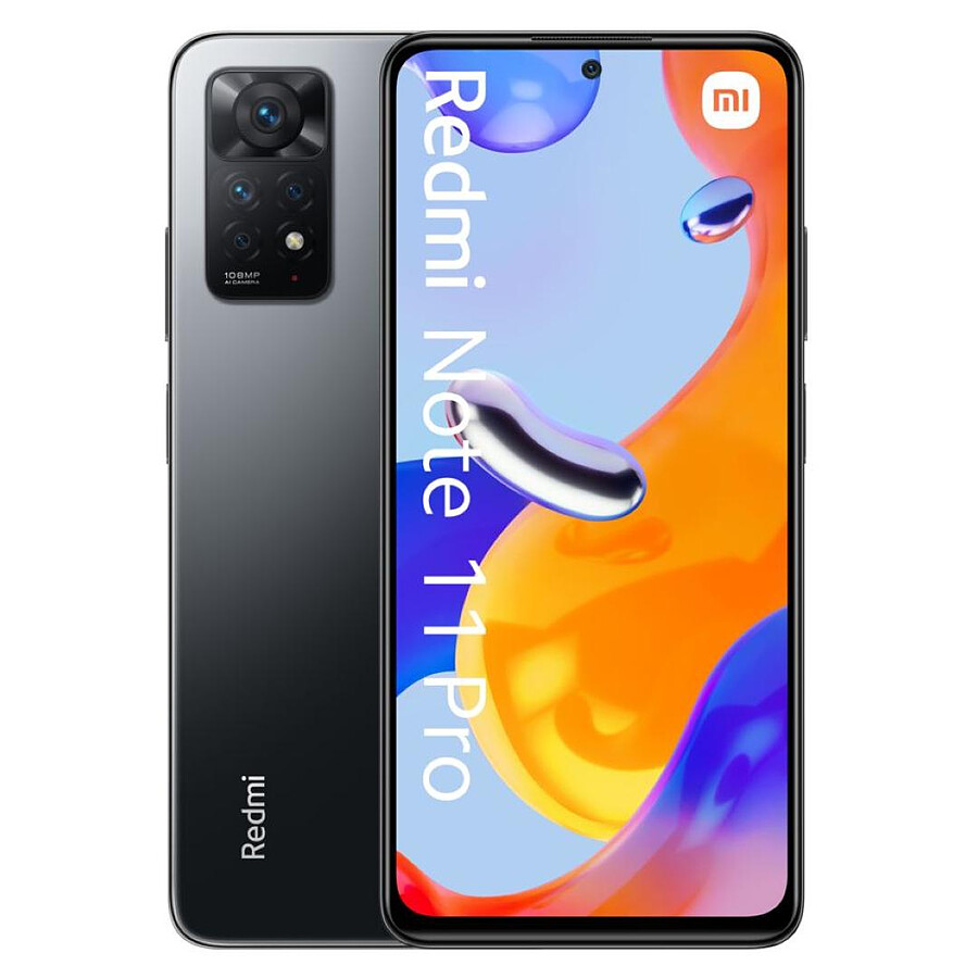 Smartphone reconditionné Xiaomi Redmi Note 11 Pro (gris) - 128 Go · Reconditionné