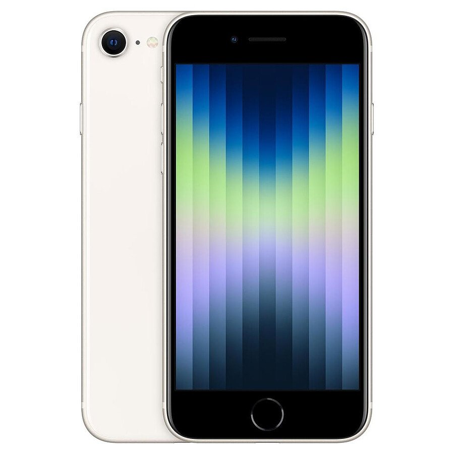Smartphone reconditionné Apple iPhone SE 5G (Lumière Stellaire) - 64 Go · Reconditionné