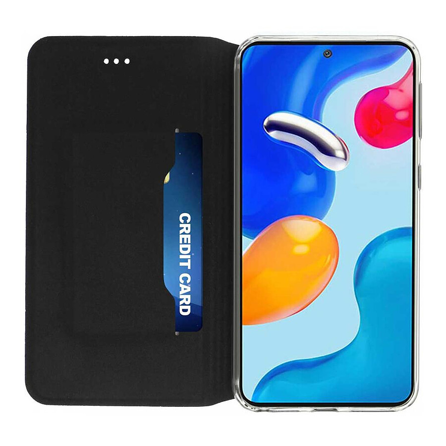 Housse Portefeuille Avec Rabat Pour Xiaomi Redmi Note 11/11s - Cuir Synthétique, Charge Sans Fil, Stand