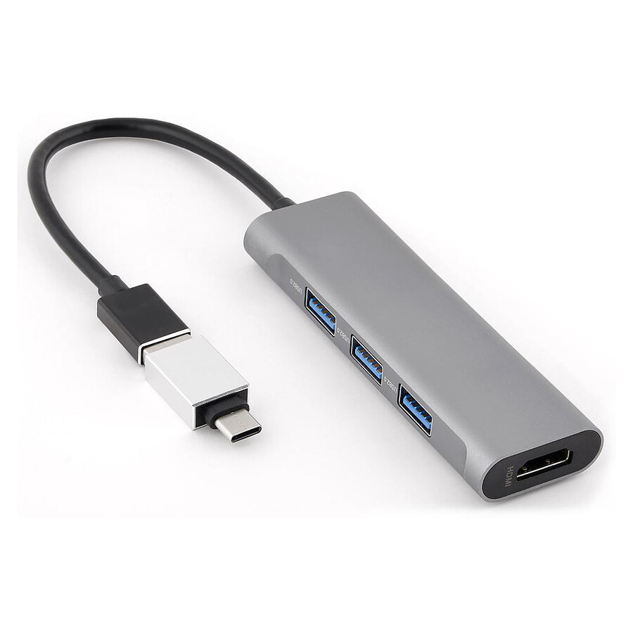 Câble USB Bluestork Hub Mini
