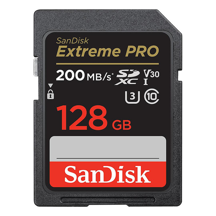 Carte mémoire SanDisk Extreme Pro SDHC UHS-I  128 Go    (SDSDXXD-128G-GN4IN)