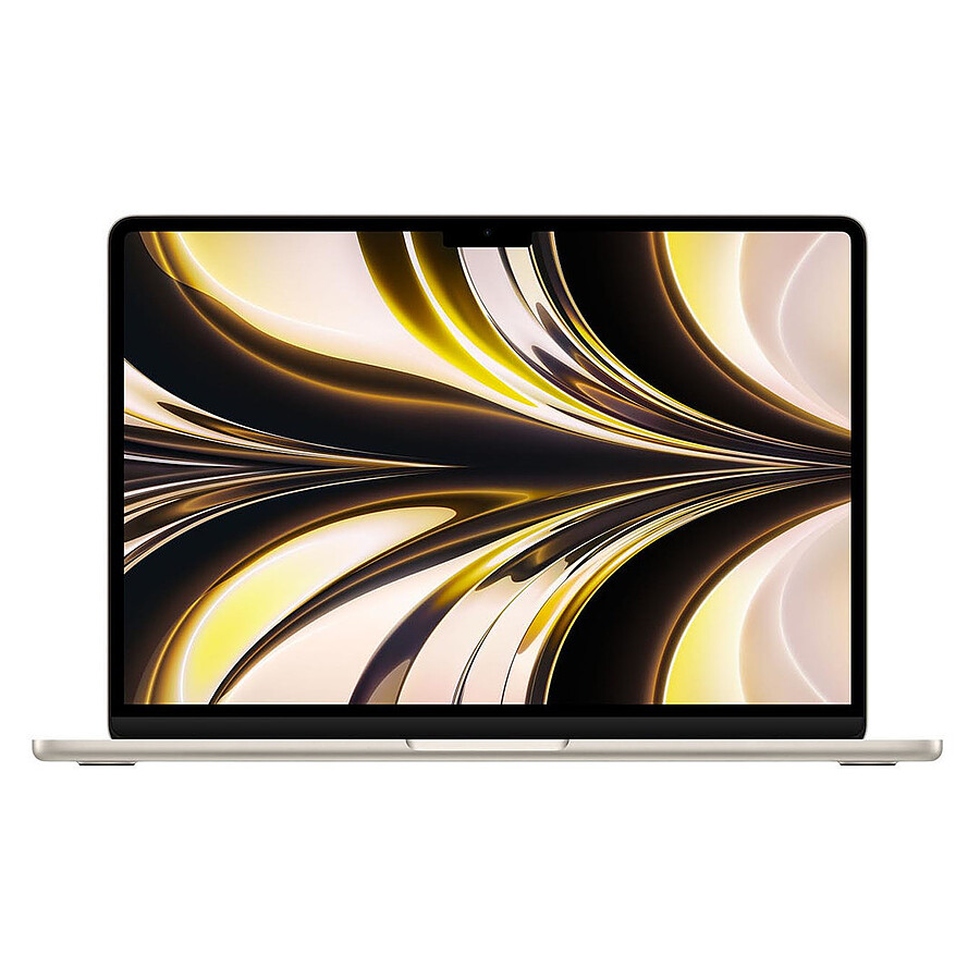 MacBook Apple MacBook Air M2 13 pouces (2022) Lumière stellaire 16 Go/256 Go (MC7W4FN/A)