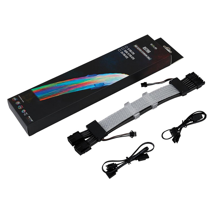 Gelid Câble adaptateur RGB 4 broches vers 6 x RGB 4 broches - 30