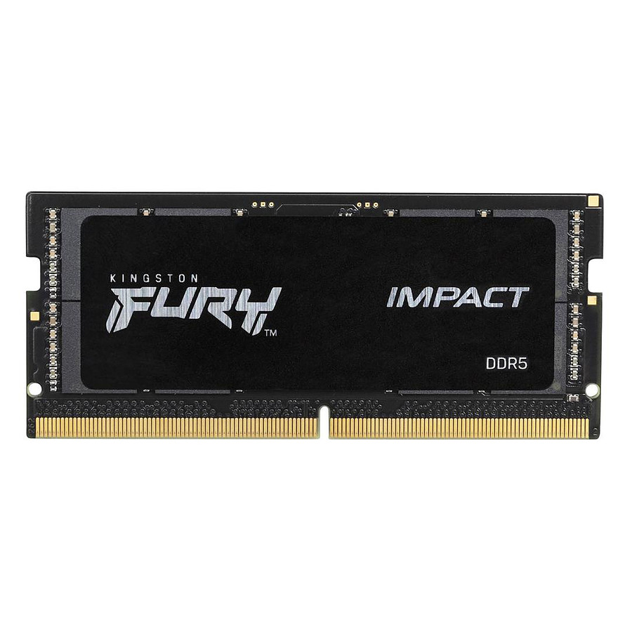 Mémoire Kingston Fury Impact SO-DIMM - 1 x 32 Go (32 Go) - DDR5 4800 MHz - CL38