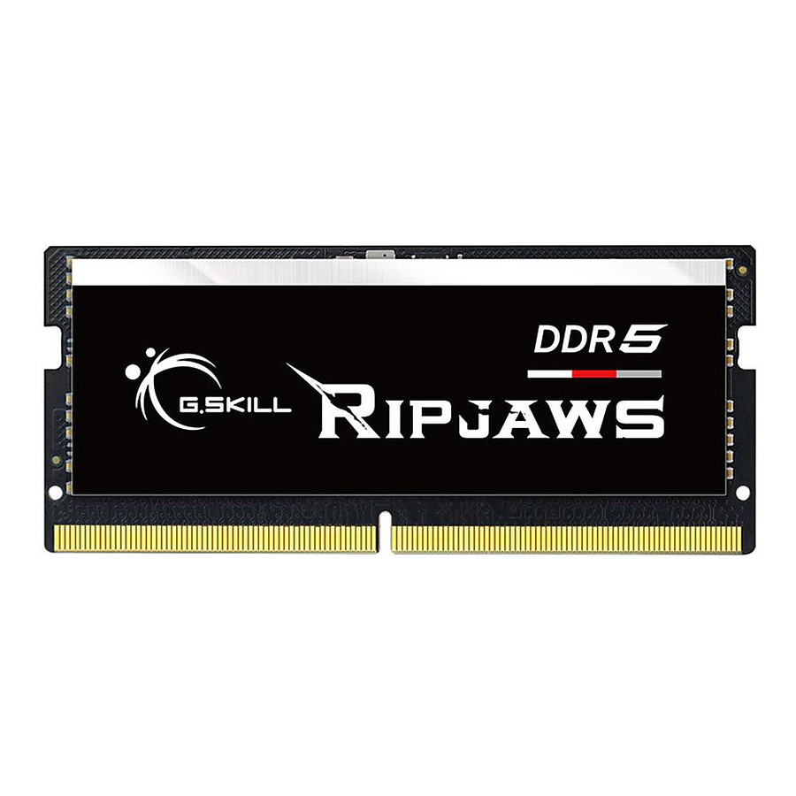 Mémoire G.Skill Ripjaws SO-DIMM - 1 x 16 Go (16 Go) - DDR5 4800 MHz - CL38