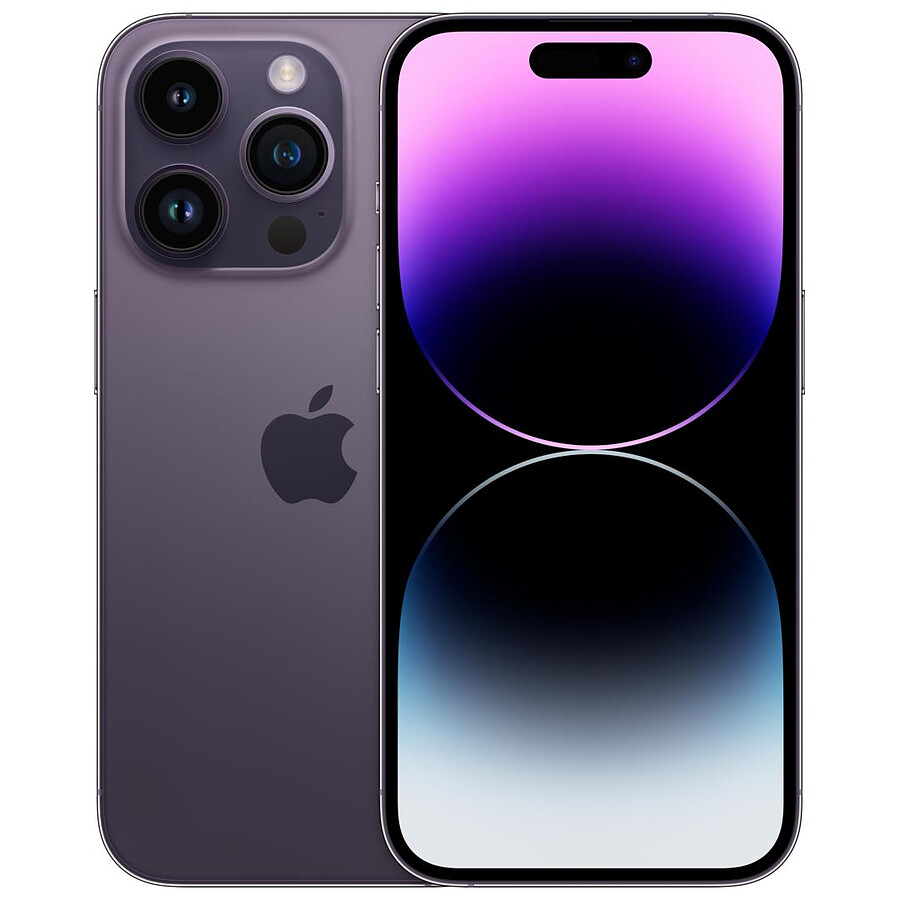 Smartphone reconditionné Apple iPhone 14 Pro (Violet intense) - 512 Go · Reconditionné