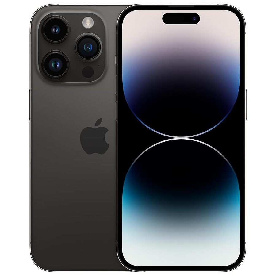 Smartphone reconditionné Apple iPhone 14 Pro (Noir Sidéral) - 128 Go · Reconditionné