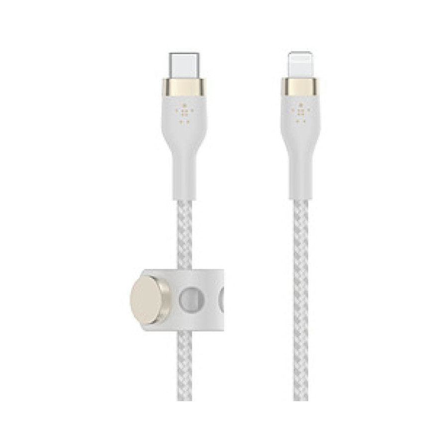 Câble USB Belkin Boost Charge Pro Flex Câble USB-C vers Lightning (blanc) - 3 m