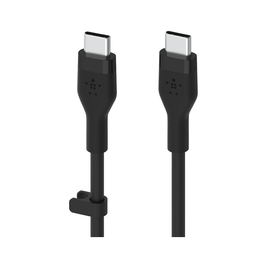 Câble USB Belkin Boost Charge Flex Câble silicone USB-C vers USB-C (Noir) - 3 m