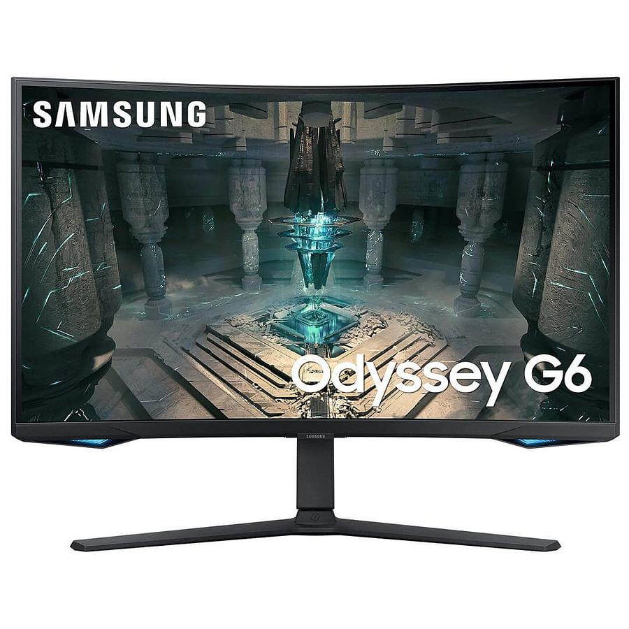 SAMSUNG - Samsung odyssey c27g75tqsu - ecran gamer incurvé 27 wqhd - dalle  va - 1ms - 240hz - hdmi / displayport - pied ajustable - noir Pas Cher