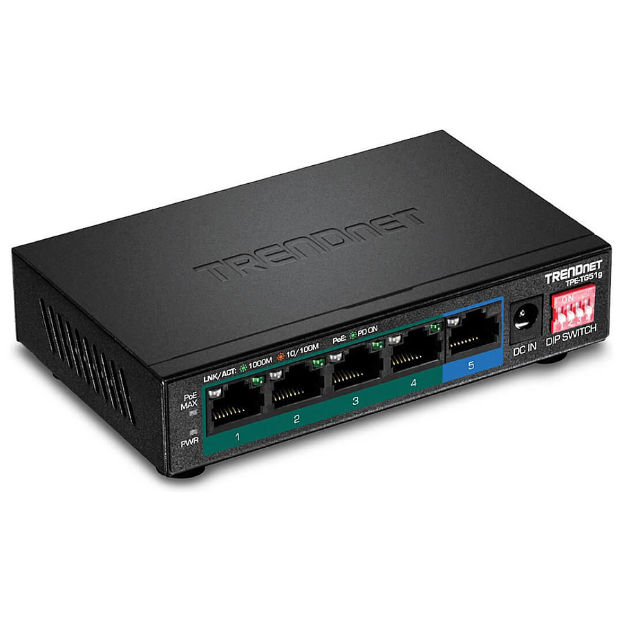 Matériels: Switch de bureau rackable 8 ports Gigabit PoE TL-SG1008PE