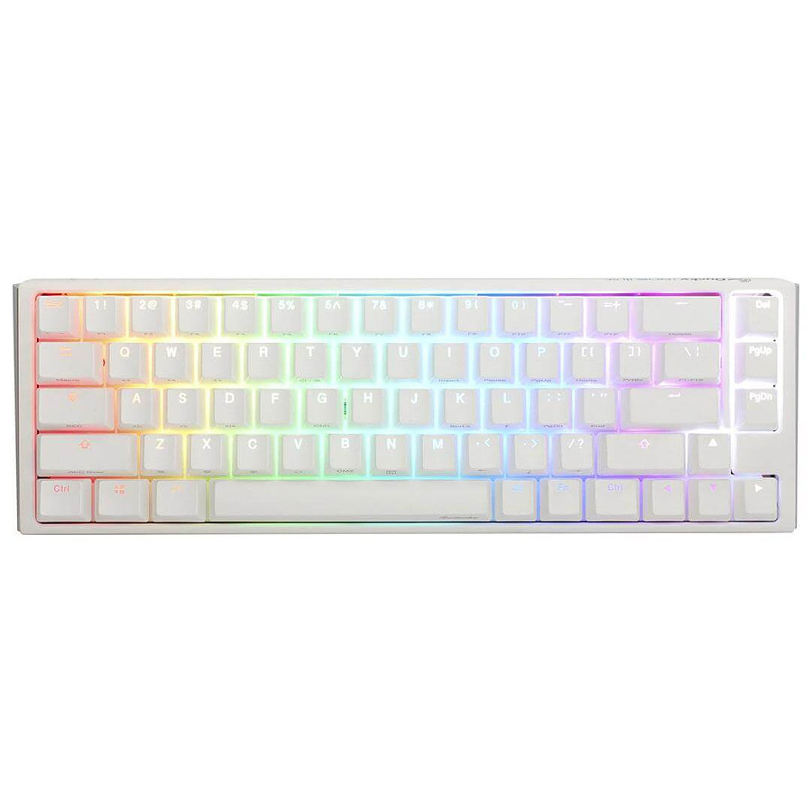 Clavier PC Ducky Channel One 3 SF - White  - Cherry MX Black 