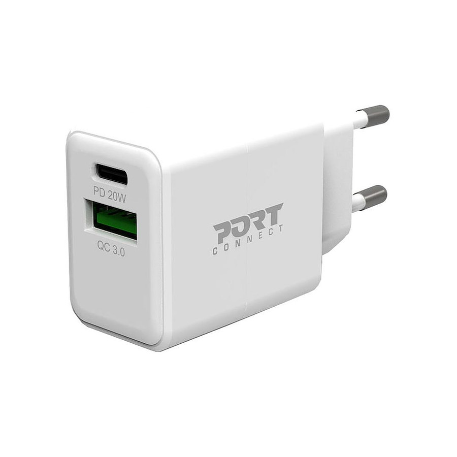 Câble USB Port Connect Chargeur Secteur Combo USB-C Power Delivery / USB-A