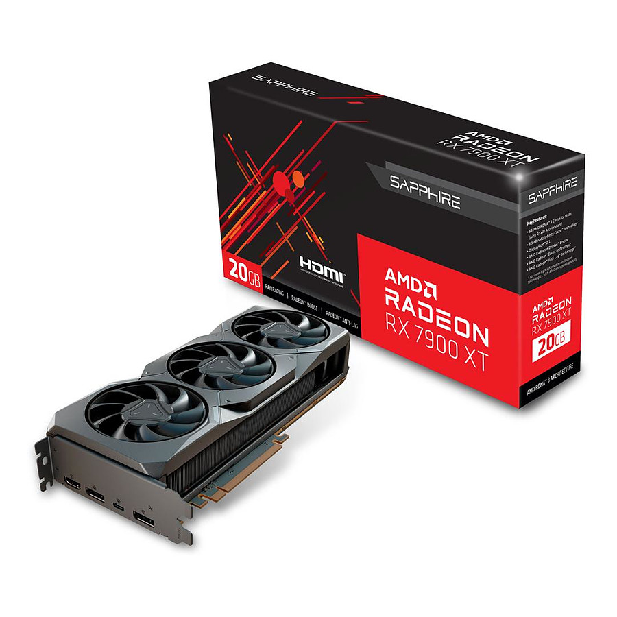 ASRock AMD Radeon RX 7900 XT Phantom Gaming White 20GB OC - Carte graphique  - Garantie 3 ans LDLC