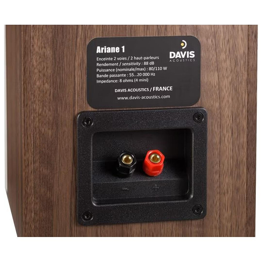 Davis Acoustics Ariane 1 (la paire) Noyer Enceintes HiFi / HomeCinéma Davis Acoustics sur