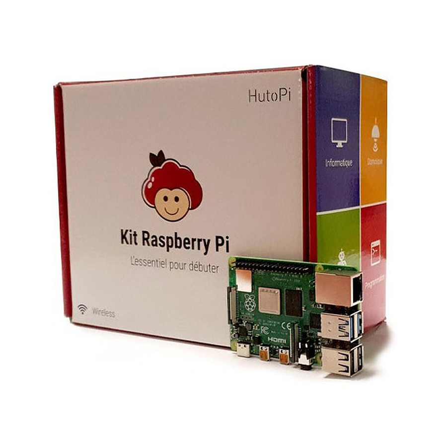 Raspberry Pi Hutopi Kit de démarrage Raspberry Pi 4 - 4 Go