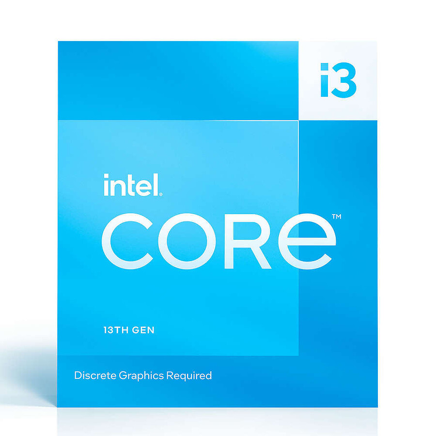 Processeur Intel Core i3 13100F - Version tray