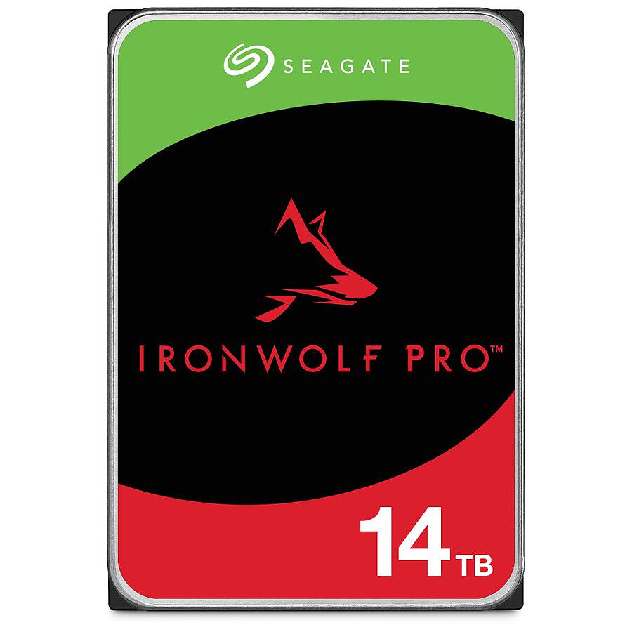Disque dur interne Seagate IronWolf Pro - 14 To - 256 Mo