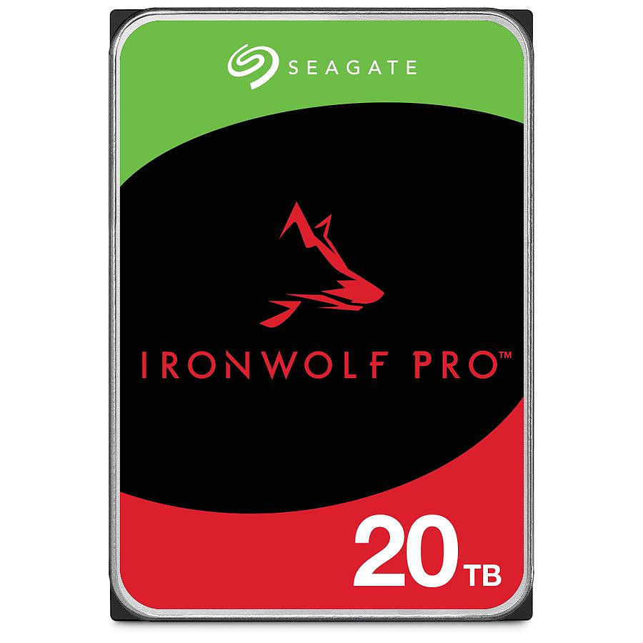 Disque dur interne Seagate IronWolf Pro - 20 To - 256 Mo