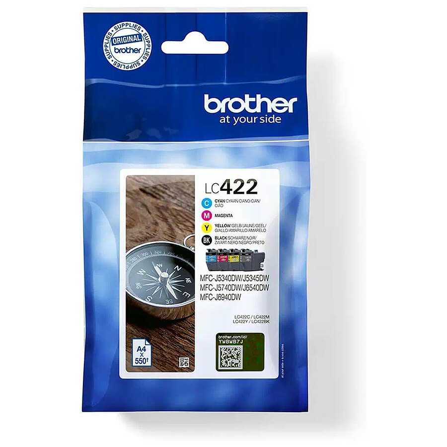 Cartouche d'encre Brother LC422VAL