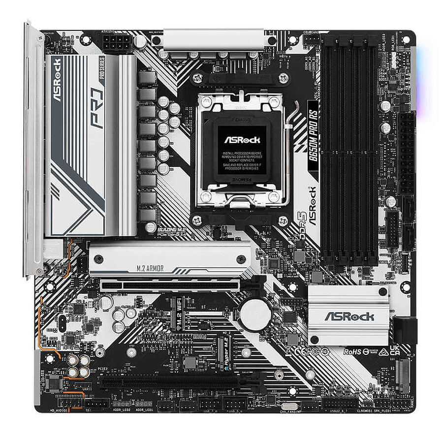 Asrock Carte Mère B650 PRO RS Blanc